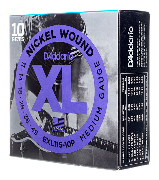 Daddario EXL115-10P