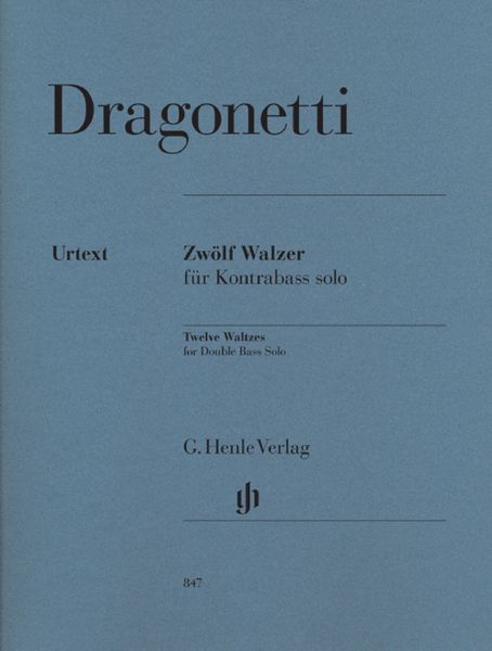 Henle Verlag Dragonetti Walzer Kontrabass