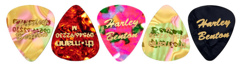 Harley Benton Guitar Pick Medium 5 Pack