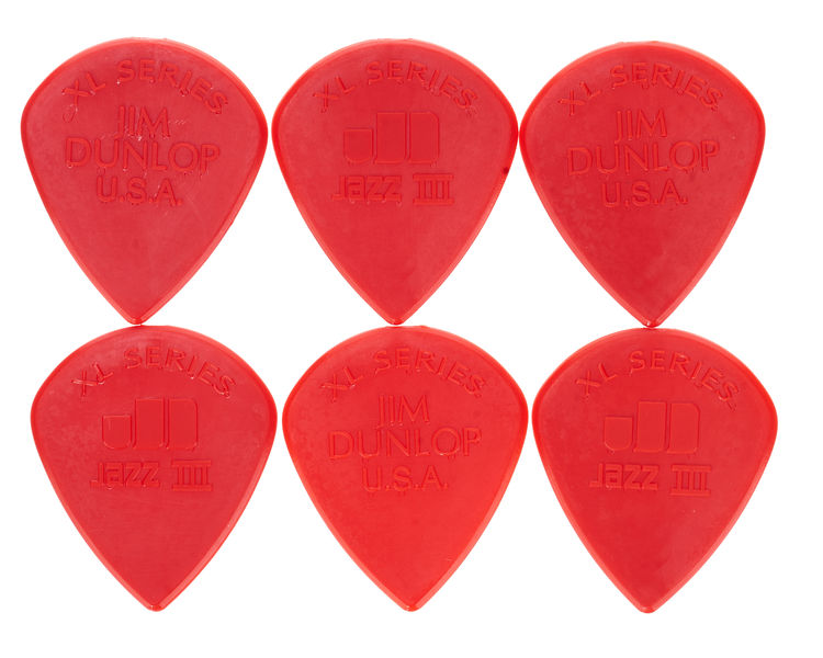 Dunlop Jazz Plectrums III XL Red 6P