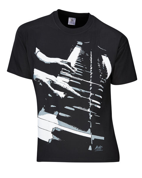 Rock You T-Shirt Piano Hands Lizenz L
