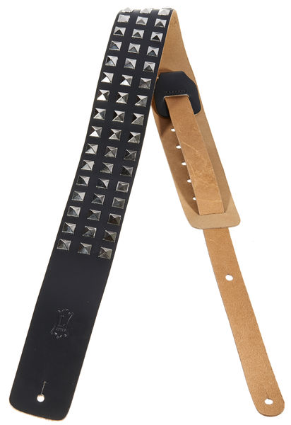 Levys Leather Rivets Strap 2,5" BK