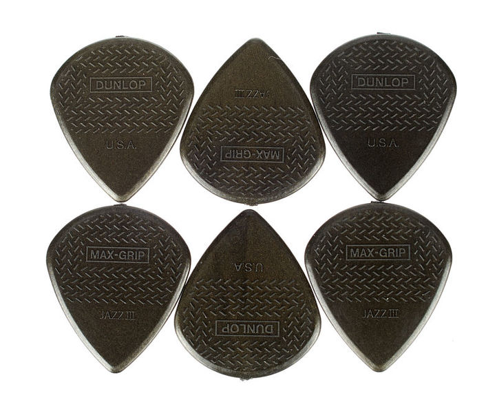 Dunlop Nylon Max Grip Jazz III Carbon