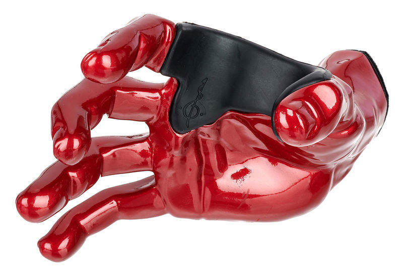 Guitar Grip Red Metallic Male Hand right