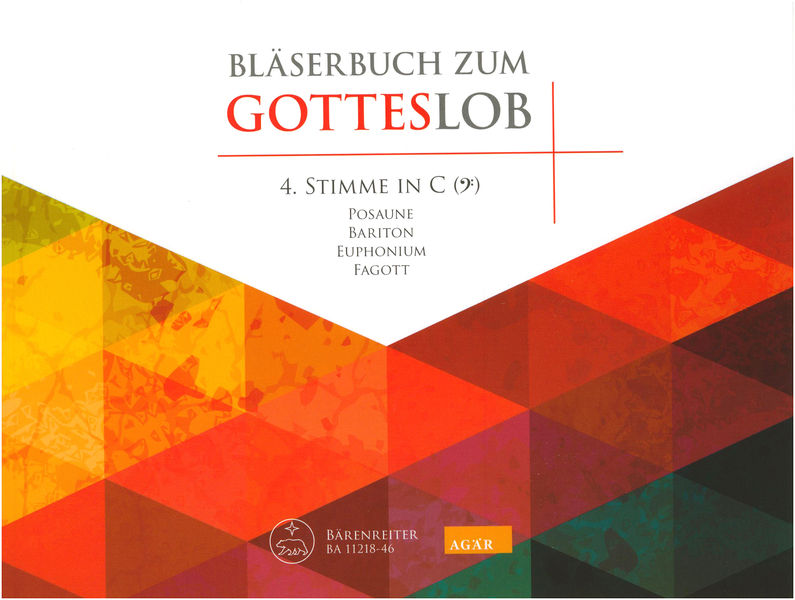 Bärenreiter Bläser Gotteslob 4 C Bass