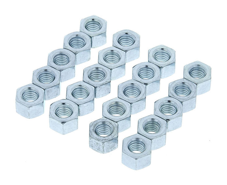 Adam Hall 5666 Hex-Nut M6 Pack