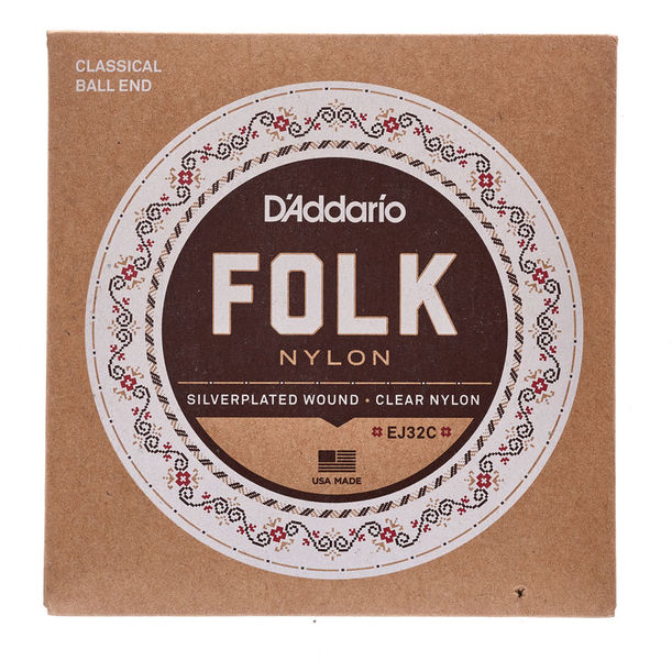 Daddario EJ32C Folk Nylon