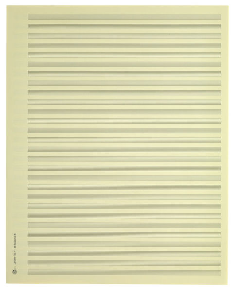 Star Sheet Music Paper Quart 5,5 mm