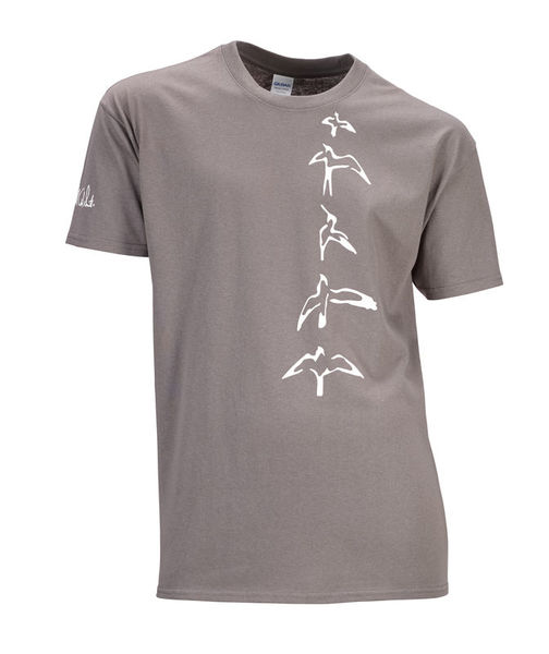PRS T-Shirt Charcoal Bird L