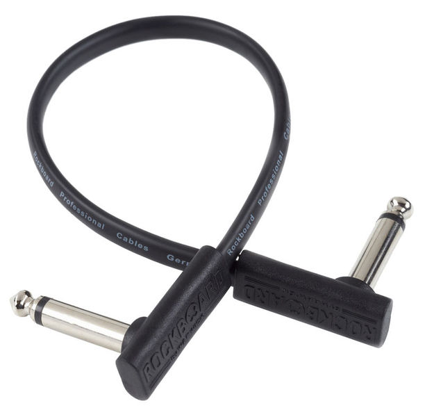 Rockboard Flat Patch Cable Black 10 cm
