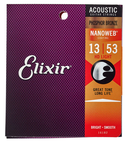 Elixir 16182 Phosphor Bronze HD Light