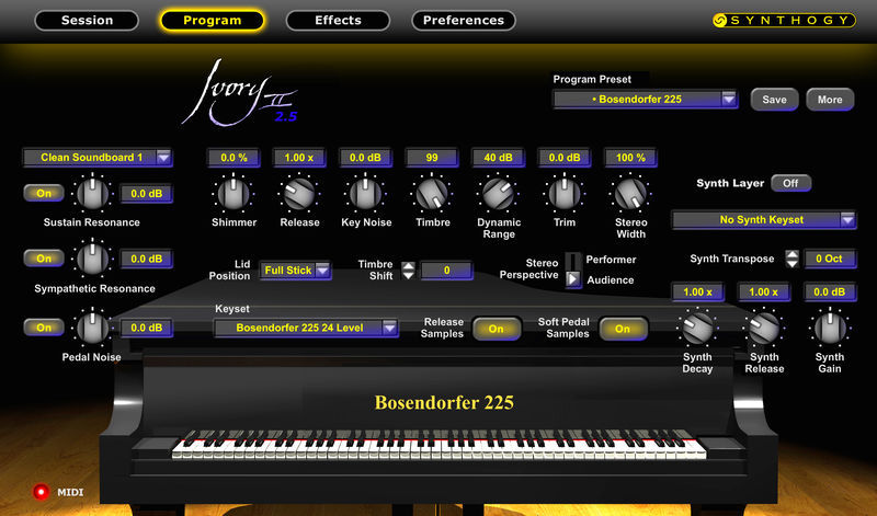 Synthogy Ivory II Studio Grands