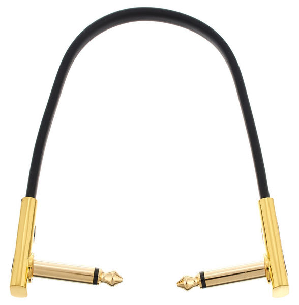 Rockboard Flat Patch Cable Gold 20 cm