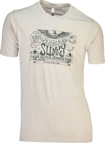 Ernie Ball T-Shirt Slinky Silver XL
