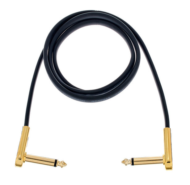 Harley Benton Pro-100 Gold Flat Patch Cable