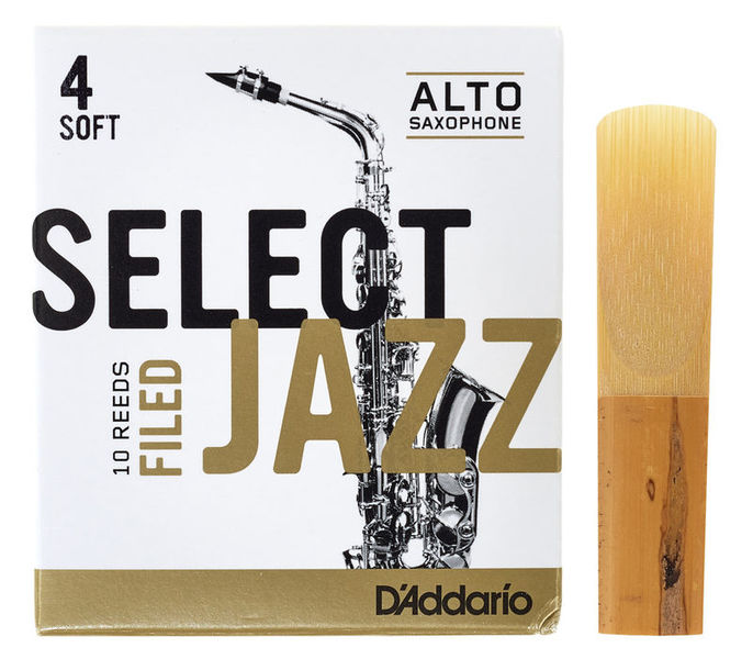 DAddario Woodwinds Select Jazz Filed Alto 4S