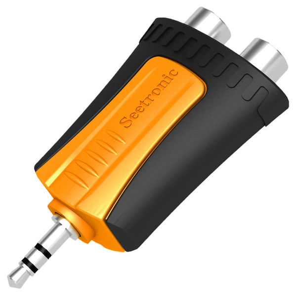 Seetronic MMJ3-2RF Adapter 3,5mm 2x RCA