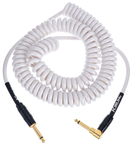 Kirlin Premium Coil Cable 6m White