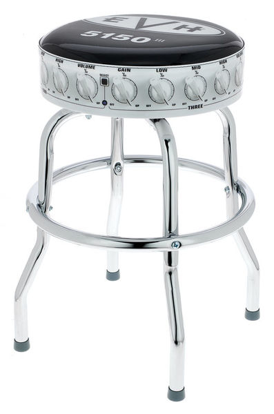Evh Bar Stool Logo 24" Bl/WH