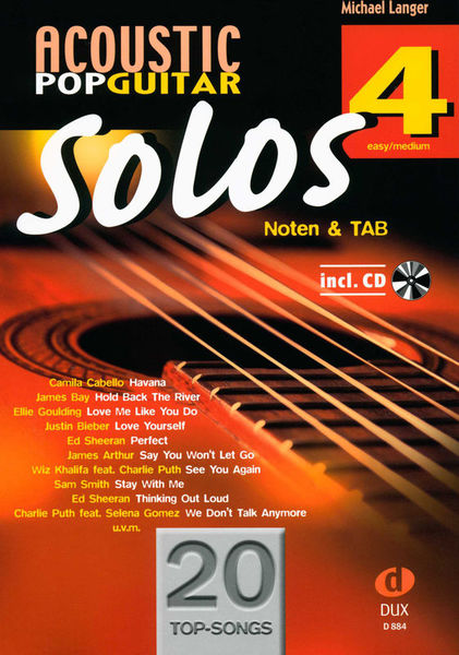 Edition Dux Acoustic Pop Guitar Solos 4