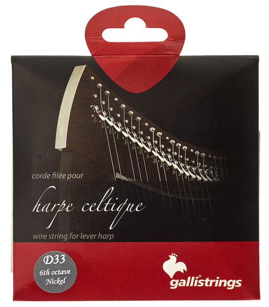Galli Strings Lever Harp Bass Wire D33