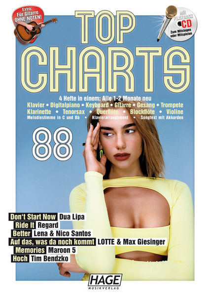 Hage Musikverlag Top Charts 88
