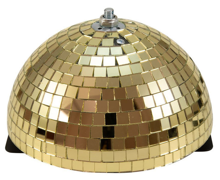 Eurolite Half Mirror Ball 20cm gold