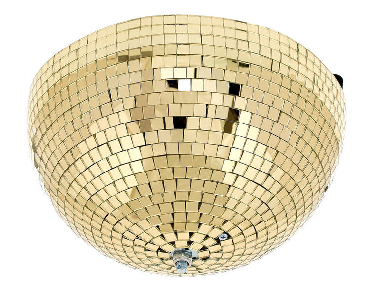 Eurolite Half Mirror Ball 30cm gold
