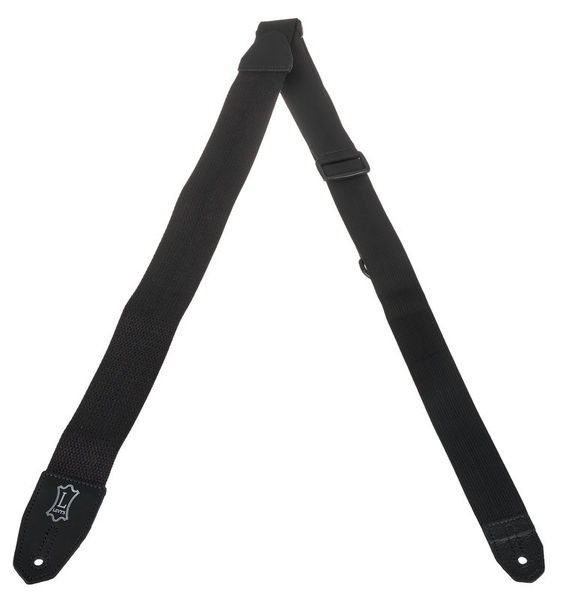 Levys Cotton RipChord Strap 2" BK