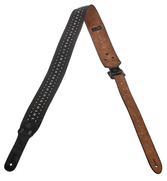 LCB Company Guitar Leather Strap Flower