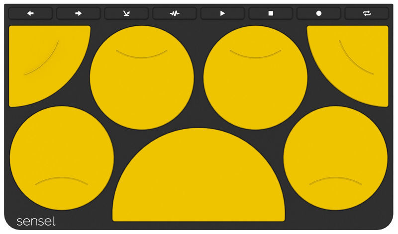 Sensel Drum Pad Overlay
