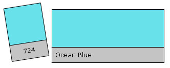 Lee Colour Filter 724 Ocean Blue