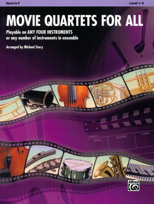 Alfred Music Publishing Movie Quartets for All Horn