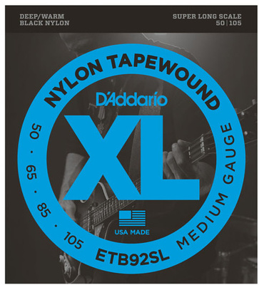 Daddario ETB92SL Black Nylon