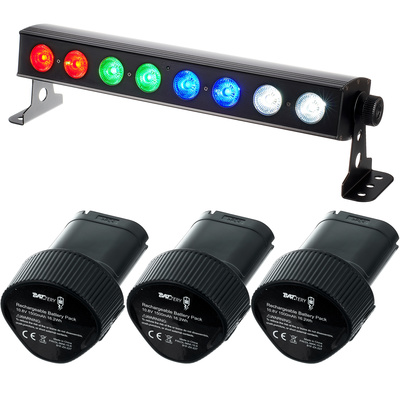 Varytec BAT.BAR 8 RGBW Bundle