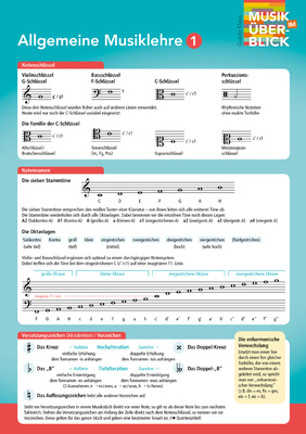Edition Dux Musiklehre 1 Überblick
