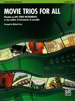 Alfred Music Publishing Movie Trios For All Clarinet