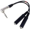 pro snake Y-Adapter Cable L-Jack S/2xM
