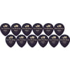 Dunlop Celluloid Teardrop Heavy BK