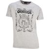 Orange T-Shirt Crest Grey S
