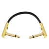 Rockboard Flat Patch Cable Gold 10 cm