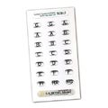 C.A. Seydel Söhne Key Sticker Set 1847 NOBLE Std