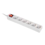 REV Ritter Power Strip 6Way Switch OVP WH