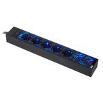 REV Ritter Gamer Power Strip 5Way USB LED