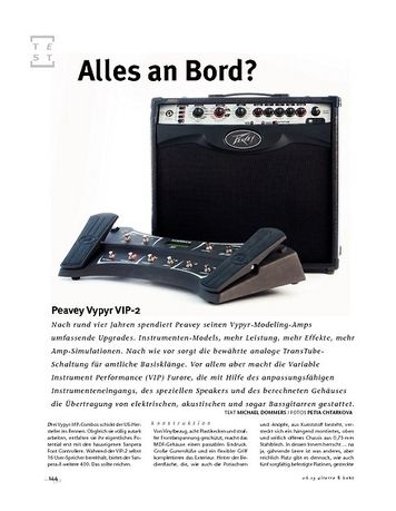 Gitarre & Bass Peavey Vypyr VIP-2, Modeling-Amp Gitarre & Bass Peavey Vypyr VIP-2, Modeling-Amp