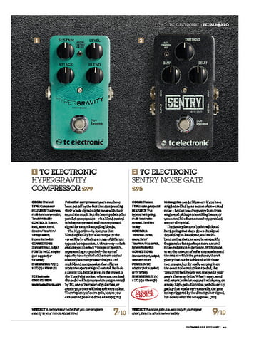Guitarist Tc Electronic Sentry Noise Gate Guitarist Tc Electronic Sentry Noise Gate