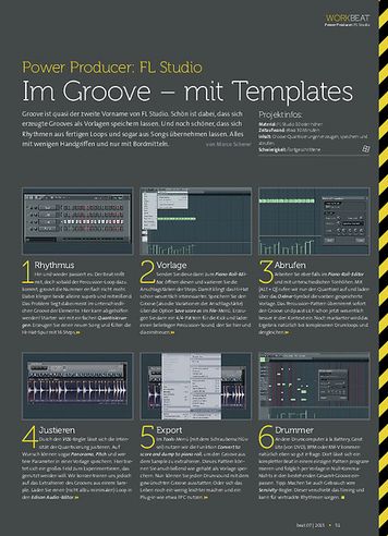 Beat FL Studio - Im Groove mit Templates Beat FL Studio - Im Groove mit Templates