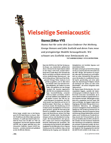 Gitarre & Bass Ibanez JSM10-VYS Gitarre & Bass Ibanez JSM10-VYS