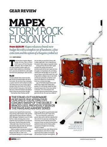 Rhythm Mapex Storm Rock Fusion Kit Rhythm Mapex Storm Rock Fusion Kit