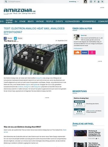 Amazona.de Elektron Analog Heat MKII Amazona.de Elektron Analog Heat MKII
